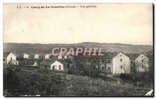 Ansichtskarte AK Camp de la Courtine Vue generale Militaria