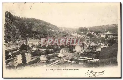 Cartes postales Creuse Vue generale d'Aubusson