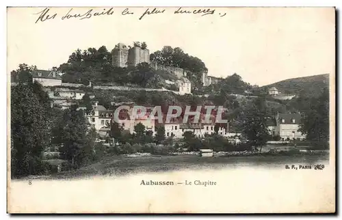 Cartes postales Creuse Aubusson Le chapitre