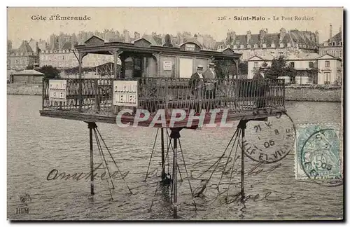 Cartes postales Saint Malo Le pont rouland