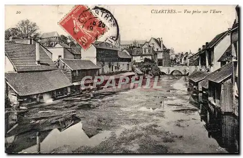 Cartes postales Chartres Vue prise sur l&#39Eure Lavoir