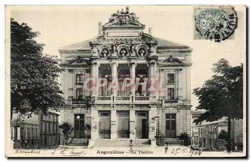 Cartes postales Angouleme Le theatre