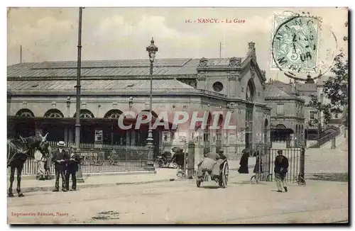 Cartes postales Nancy La gare