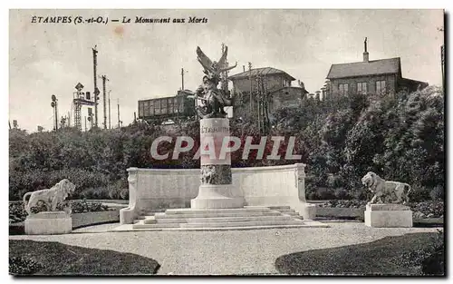 Cartes postales Etampes Le monument des morts