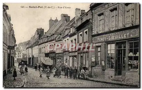 Cartes postales Saint Pol Rue d'Arras