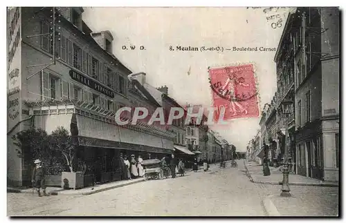 Cartes postales Meulan Boulevard Carnot
