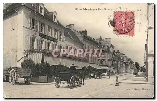 Cartes postales Meulan Rue Gambetta