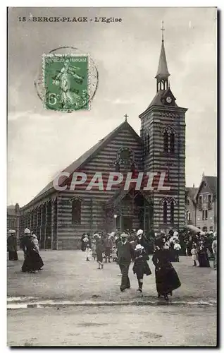 Cartes postales Berck Plage L'eglise