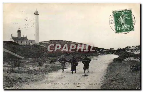 Ansichtskarte AK Berck Plage Le phare Lighthouse