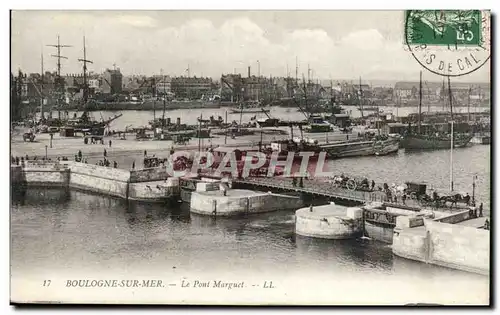 Ansichtskarte AK Boulogne sur Mer le pont Marguet