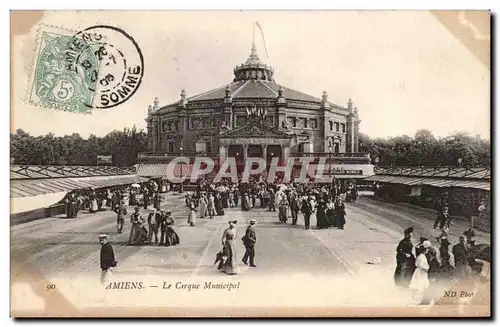 Ansichtskarte AK Amiens Le cirque municipal