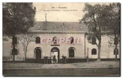 Cartes postales Versailles Quartier d&#39artillerie Avenue de Paris