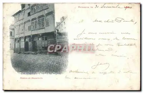 Cartes postales Rennes Maison de Duguesclin