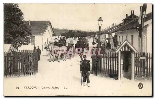 Cartes postales Verdun Caserne Radet Militaria