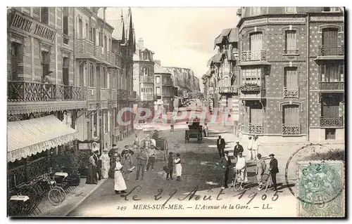 Cartes postales Mers sur Mer L'avenue de la gare