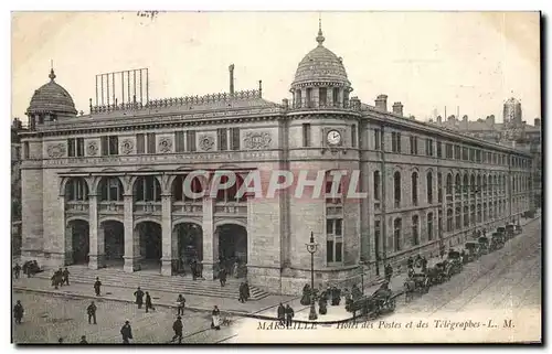 Ansichtskarte AK Marseille Hotel des Postes et des Telegraphes