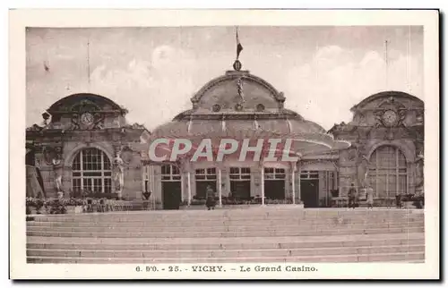 Cartes postales Vichy Le grand casino