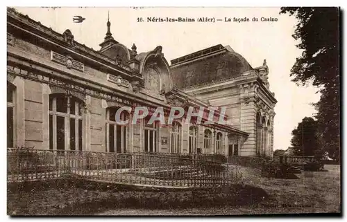 Cartes postales Neris les Bains La facade du casino