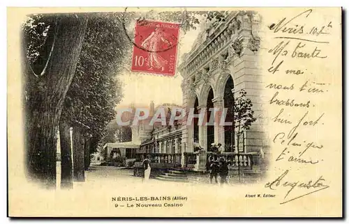 Cartes postales Neris les Bains Le nouveau casino