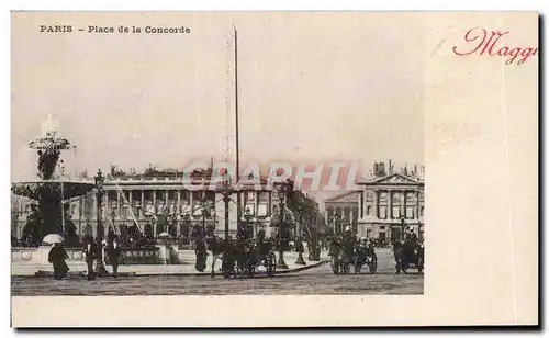 Cartes postales Paris Place de la Concorde