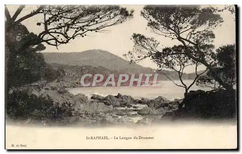 Cartes postales St Raphael La langue du Drumont