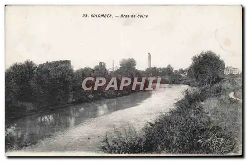 Ansichtskarte AK Colombes Bras de Seine