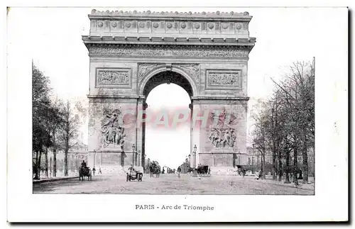 Cartes postales Paris Arc de Triomphe