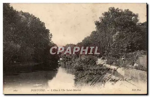 Cartes postales Pontoise L&#39Oise et l&#39Ile Saint Martin