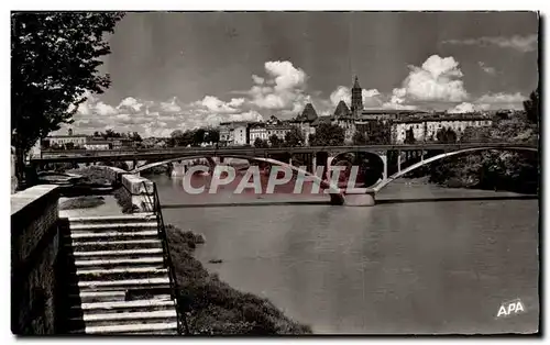 Moderne Karte Montauban Les deux ponts