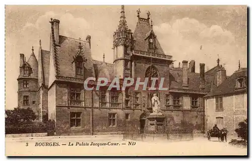 Cartes postales Bourges Palais Jacques Coeur