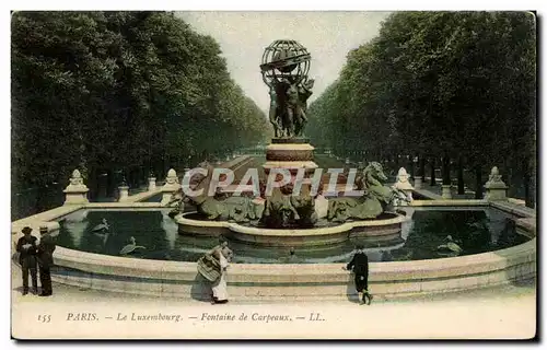 Ansichtskarte AK Paris Le Luxembourg Fontaine de Carpeaux