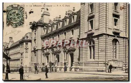 Cartes postales Paris La Faculte de Droit