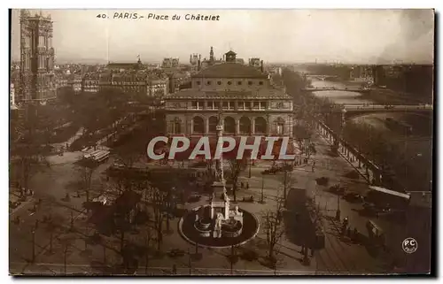 Cartes postales Paris Place du Chatelet