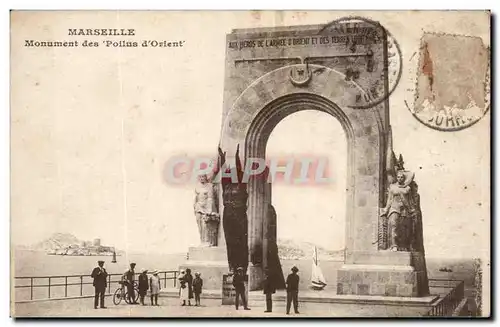 Ansichtskarte AK Marseille Monument des Poilus d&#39Orient