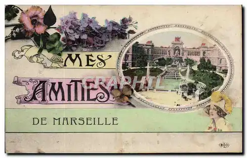 Cartes postales Marseille Mes amities