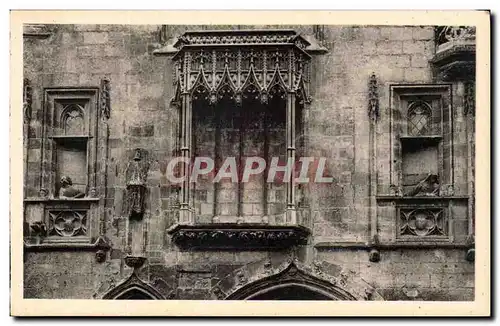 Cartes postales Bourges Hotel Jacques Coeur Detail de la facade