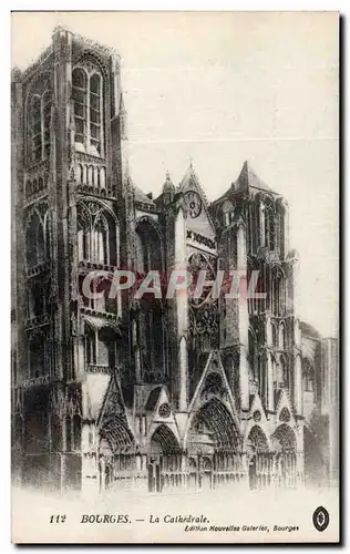 Cartes postales Bourges La cathedrale