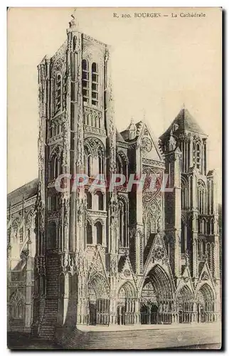 Cartes postales Bourges La cathedrale