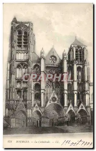 Cartes postales Bourges La cathedrale