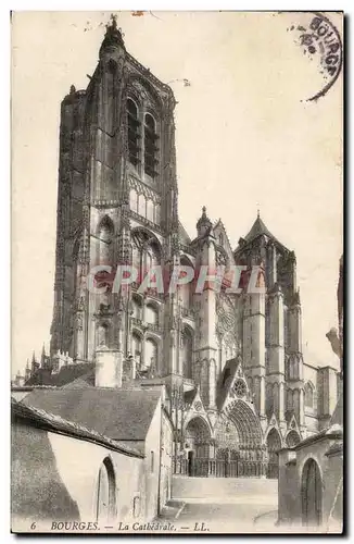 Cartes postales Bourges La cathedrale