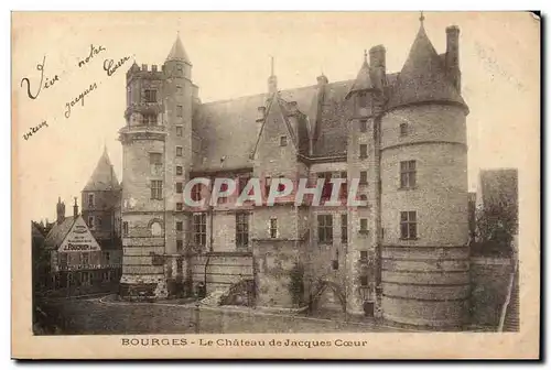 Cartes postales Bourges Le palais Jacques Coeur