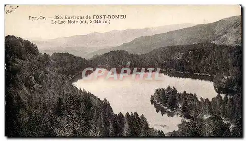 Cartes postales Environs de Font Romeu Le Lac noir