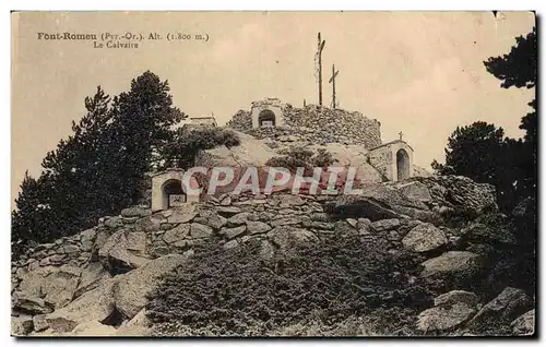 Cartes postales Font Romeu Le calvaire