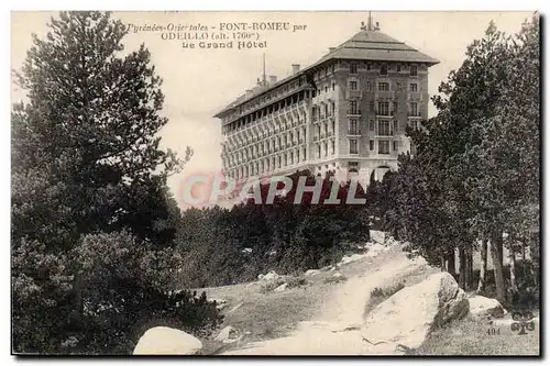 Cartes postales Font Romeu Le grand hotel