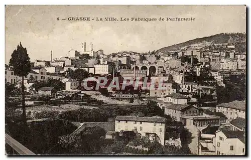 Cartes postales Grasse La ville Les fabriques de parfumerie