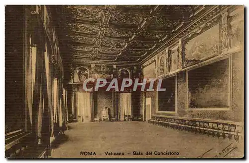 Cartes postales Italie Italia Roma Vaticano Sala del Concistoro