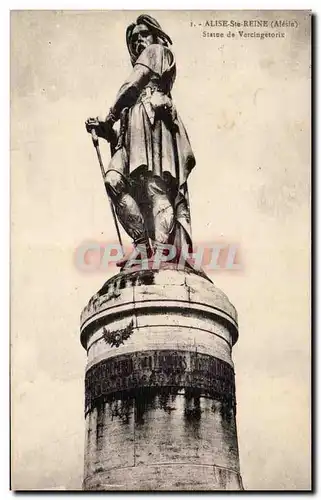 Cartes postales Alise Ste REine Statue de Vercingetorix