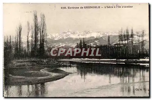 Cartes postales Environs de Grenoble L&#39Isere et l&#39ile d&#39amour