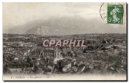 Cartes postales Voiron Vue generale