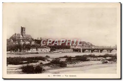 Cartes postales Nevers Vue generale